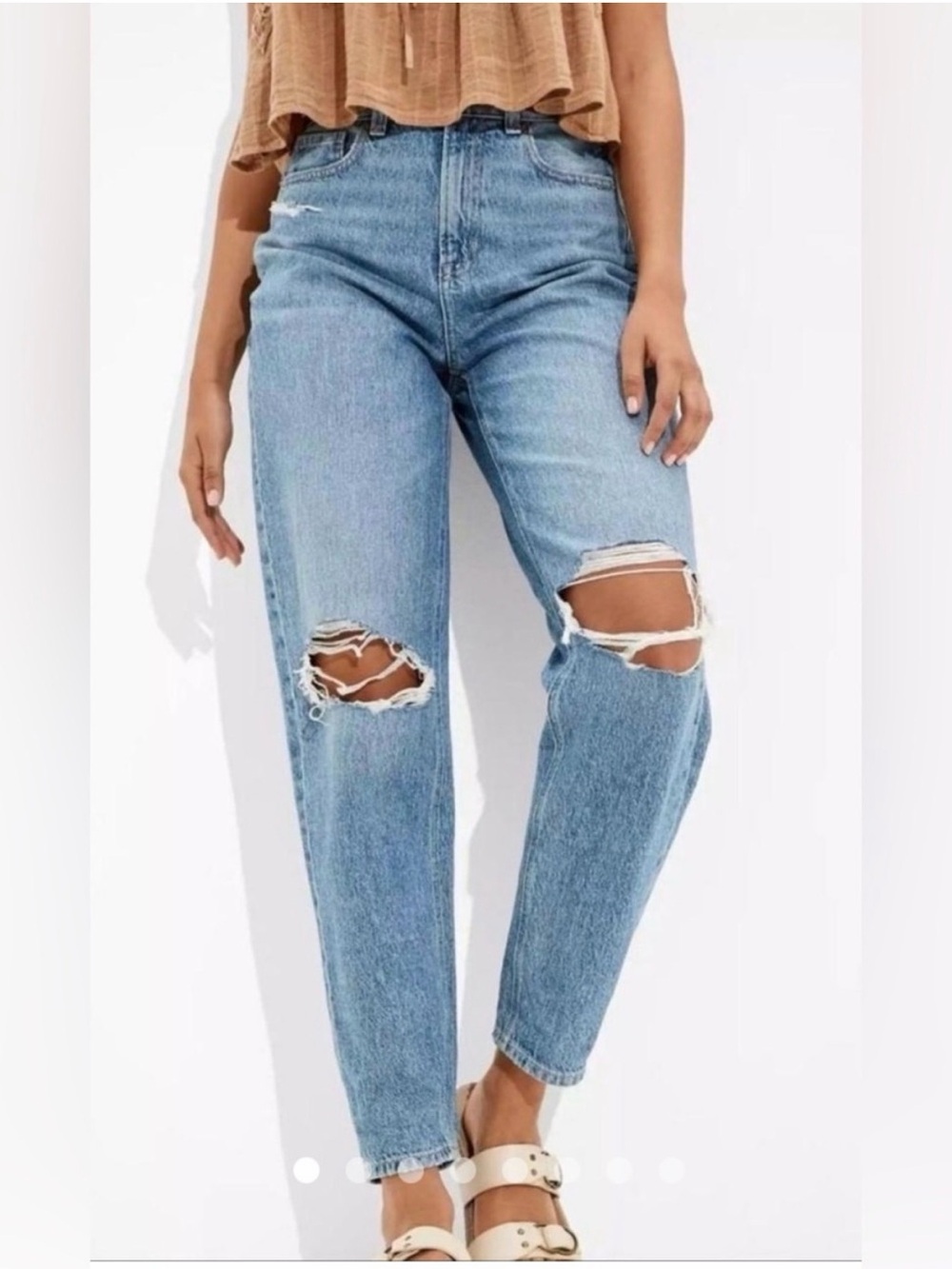 AE High Rise Curvy Mom Jean - American Eagle
